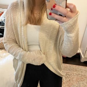 Cream cardigan